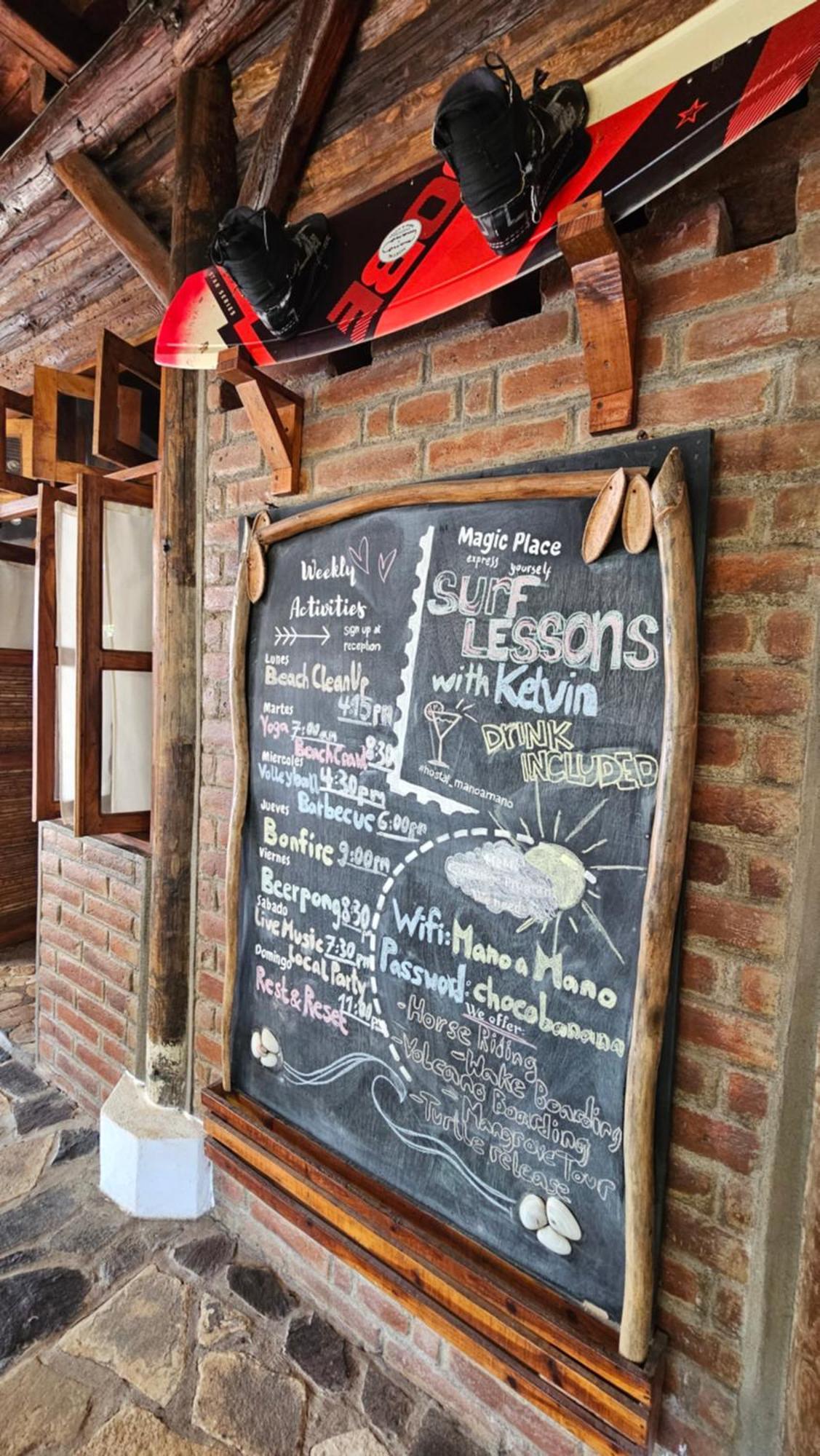 Mano A Mano Eco Hostal Las Peñitas エクステリア 写真